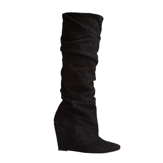 Cherry Boot - Black Suede is one of Barcemoda’s most comfortable and stylish ladies black boots.