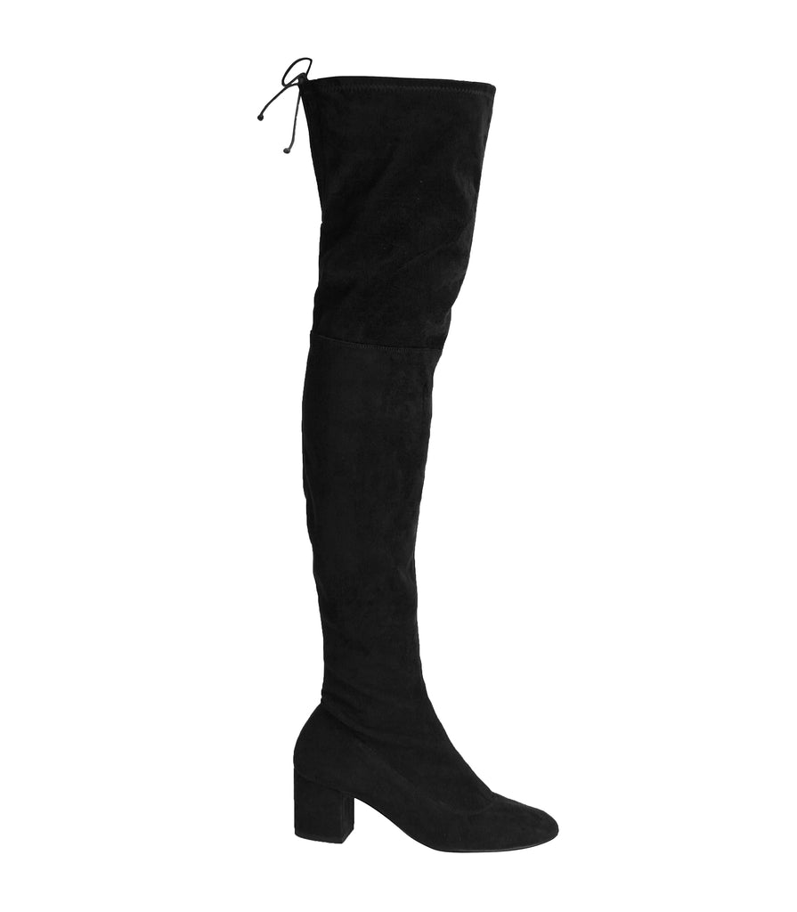 Ladies Fashion Boots: Macarena Boot - Black Suede I Barcemoda