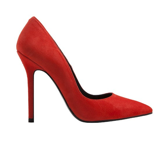 Berta Stiletto - Red Suede is one of Barcemoda’s hottest ladies stiletto heels.