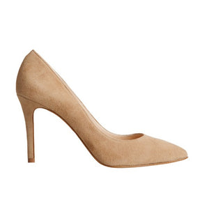 Vega Stiletto - Mink Suede is one of Barcemoda’s most popular ladies stiletto heels.